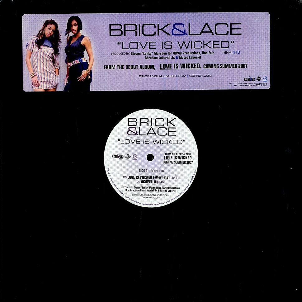Brick & Lace - Love is wicked