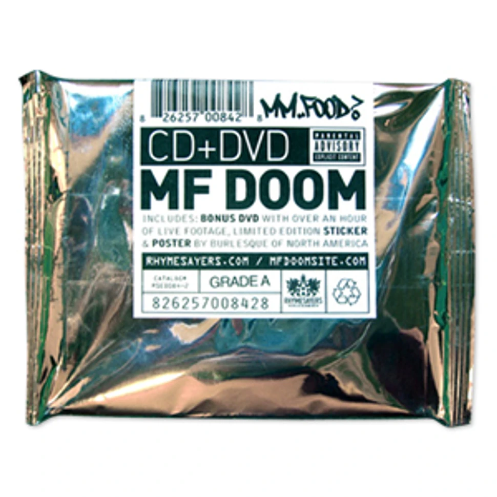 MF DOOM - MM Food Rerelease HHV Bundle