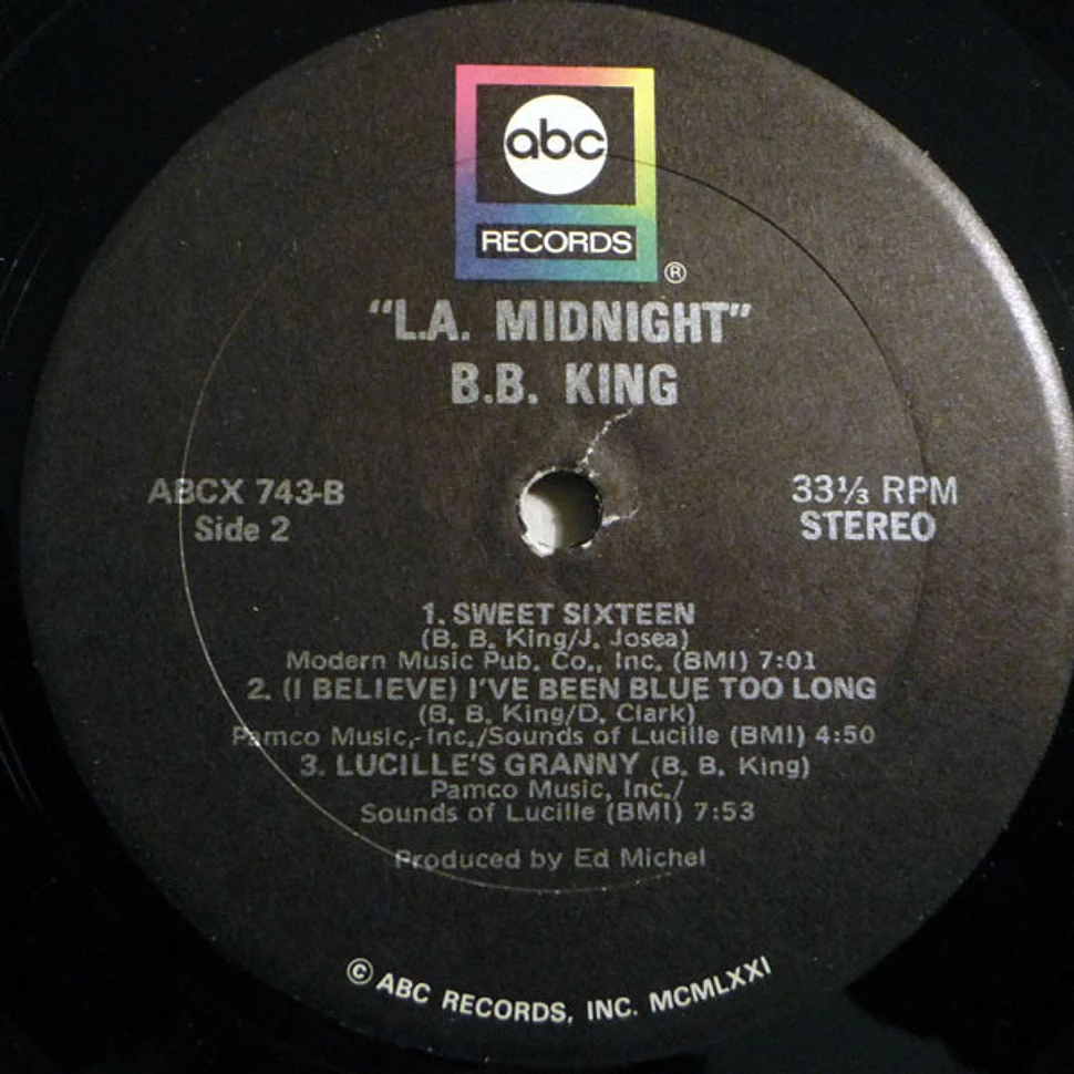 B.B. King - L.A. Midnight
