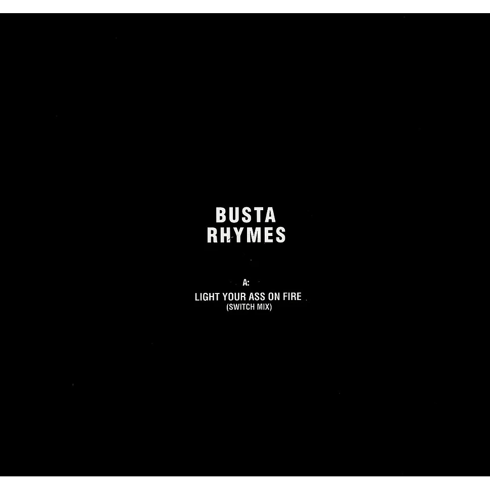 Busta Rhymes / Cedric Gervais - Light your ass on fire Switch mix / pills Rene Amesz remix