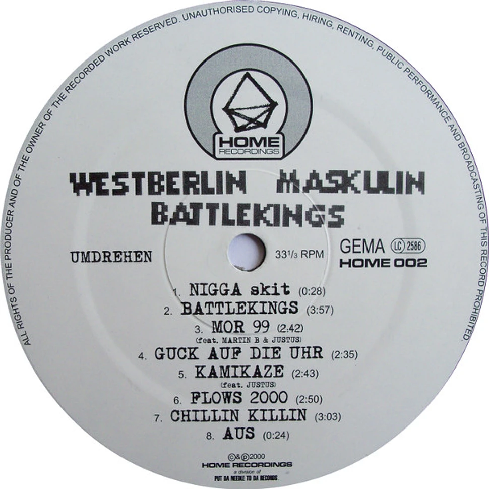 Westberlin Maskulin - Battlekings