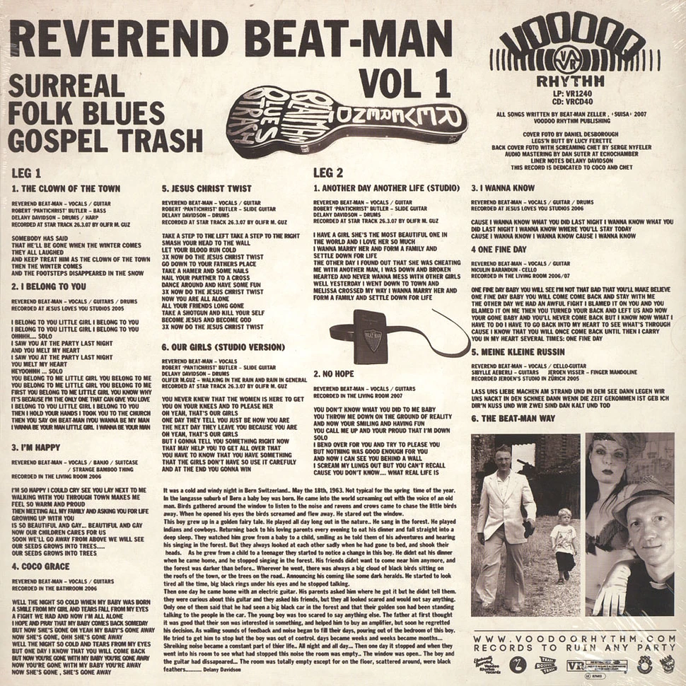 Reverend Beat-Man - Surreal Folk Blues Gospel Trash Volume 1