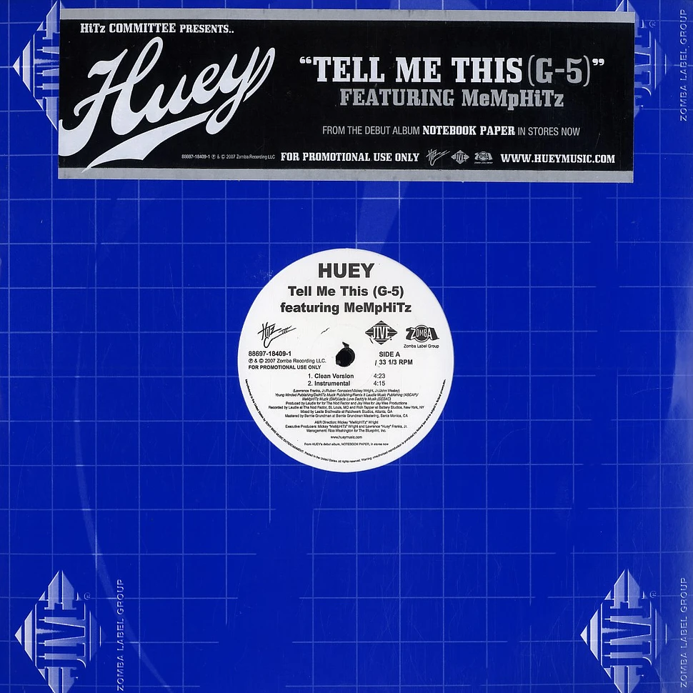 Huey - Tell me this (G-5) feat. MeMpHiTz