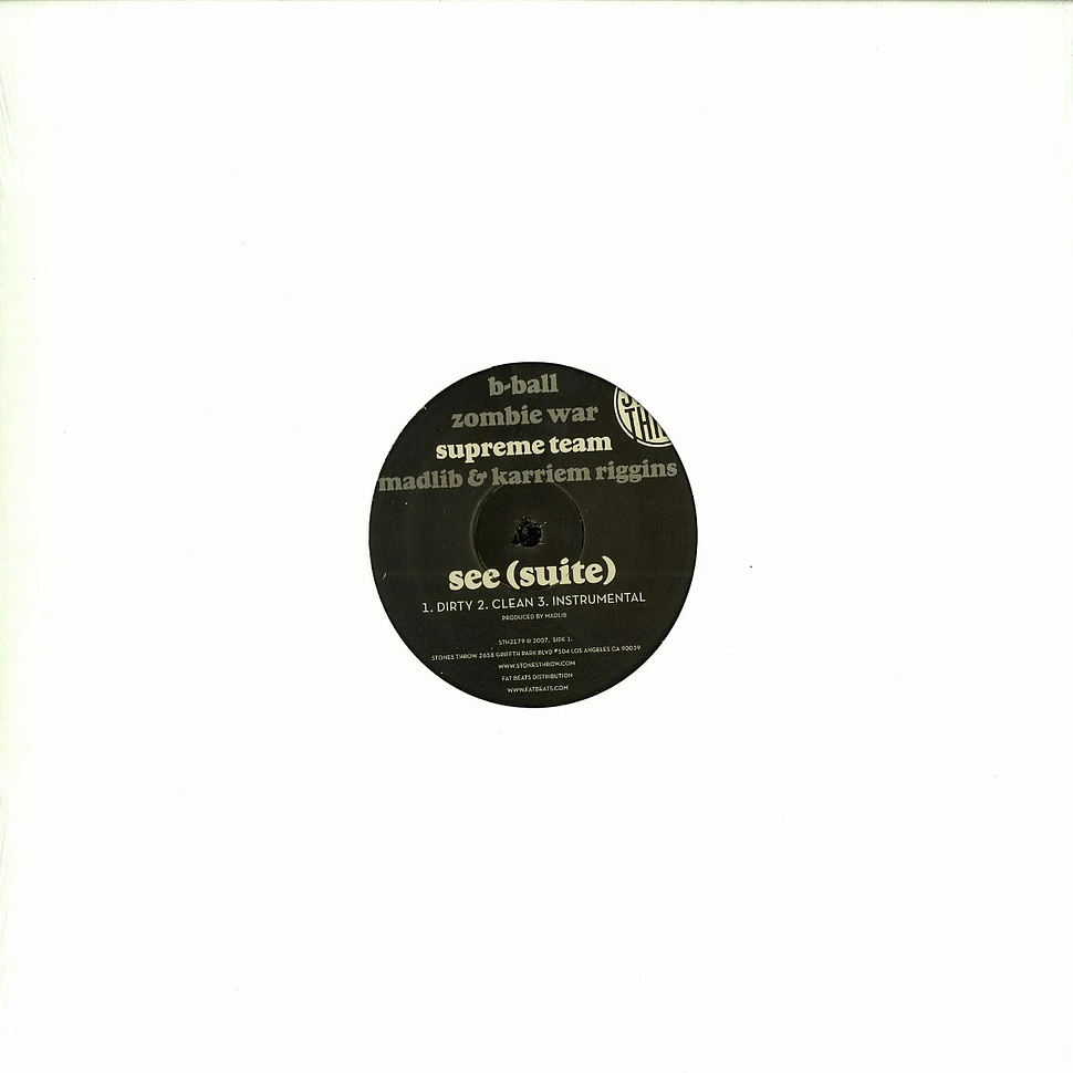 J Dilla / Supreme Team (Madlib & Karriem Riggins) - Mash's revenge feat. MF Doom & Guilty Simpson / See (suite)