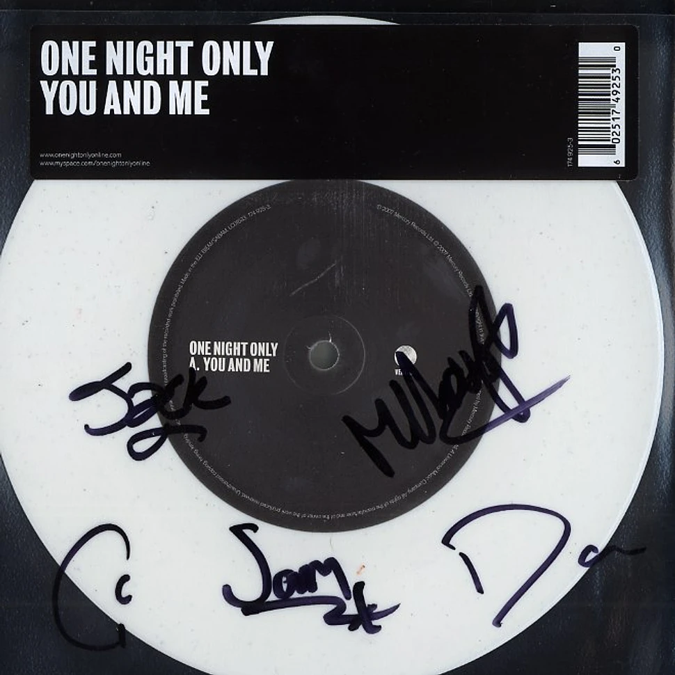 One Night Only - You and me