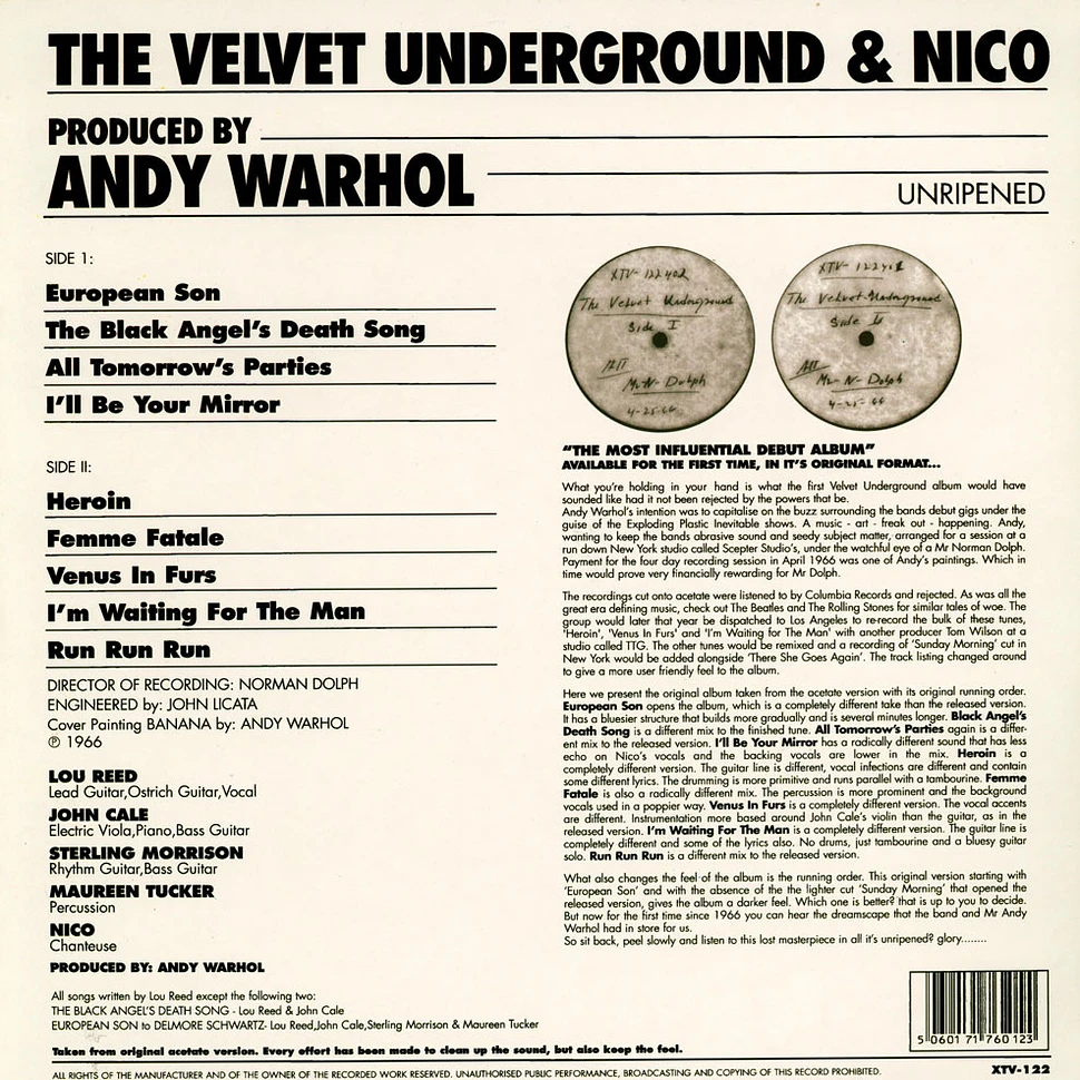 Velvet Underground - Unripened