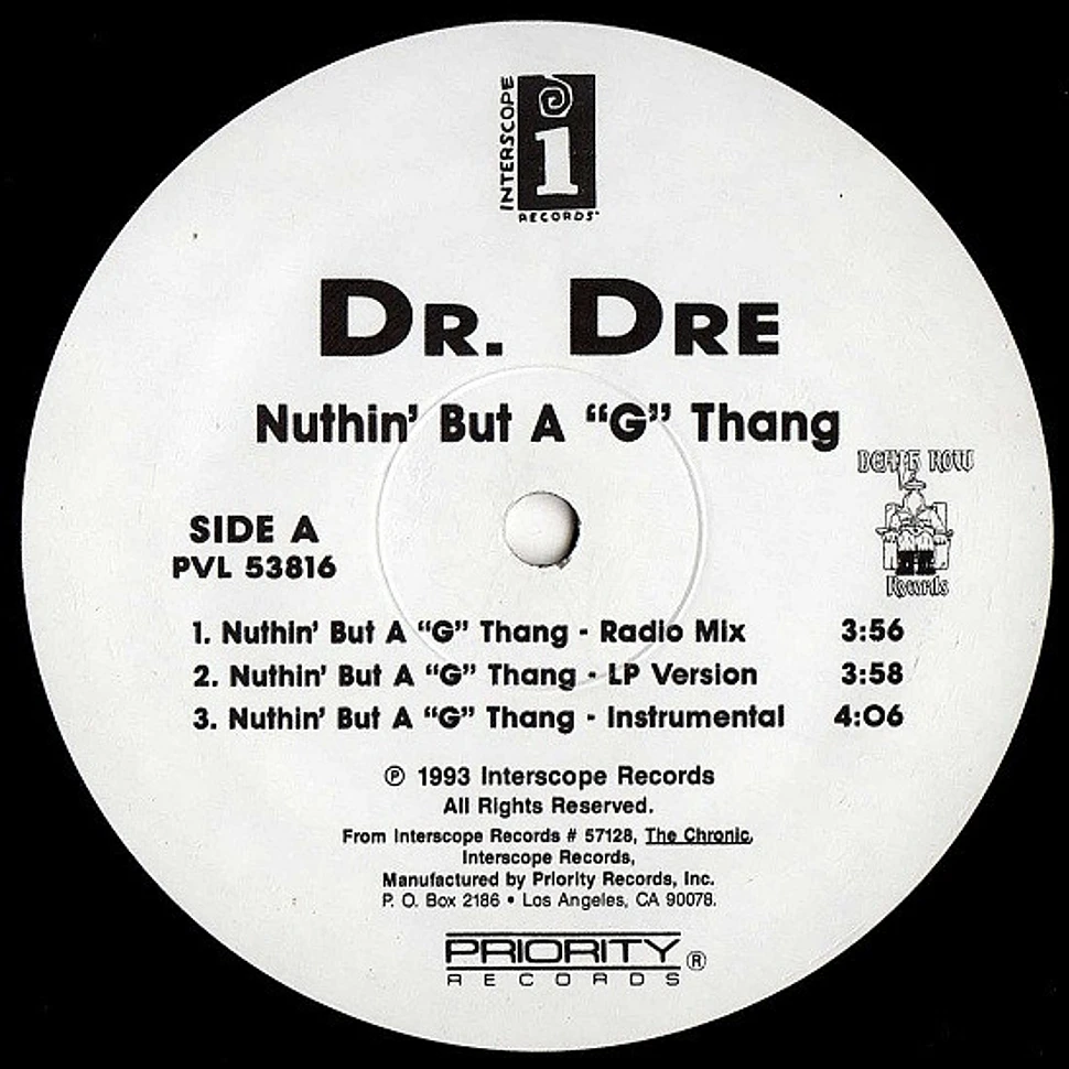 Dr. Dre - Nuthin' But A G Thang