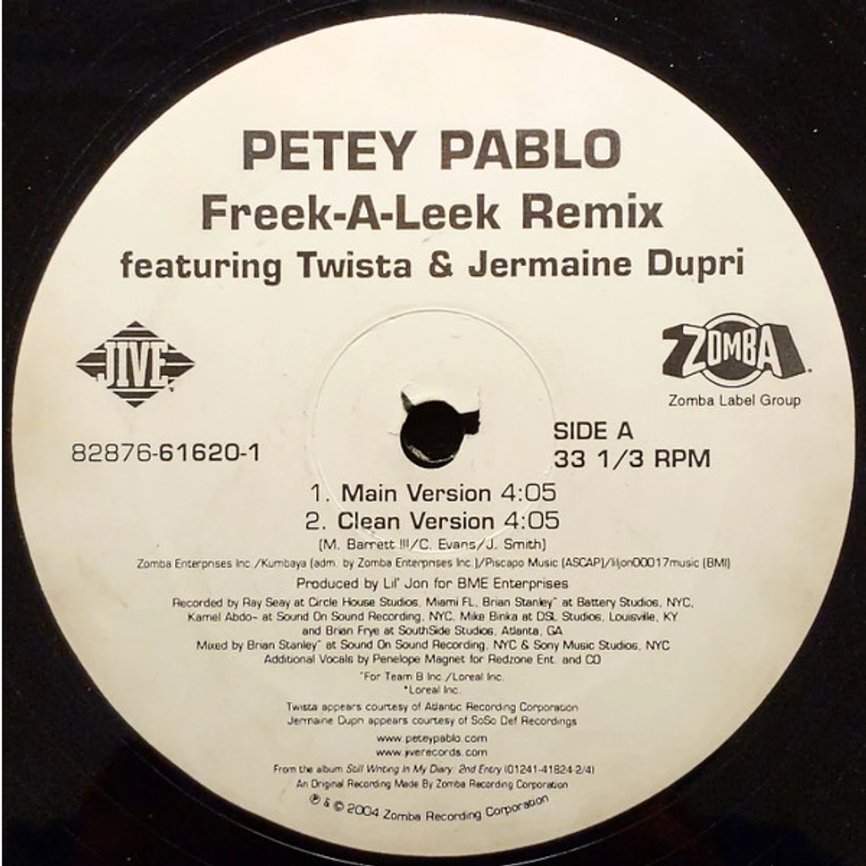 Petey Pablo - Freek-A-Leek Remix