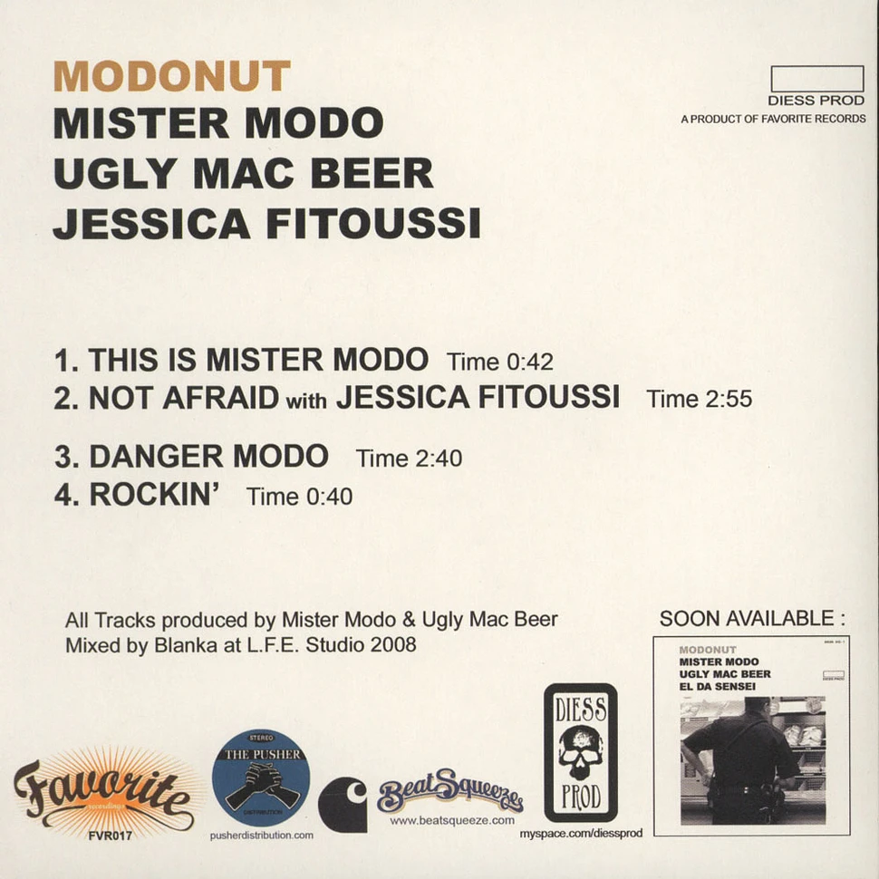 Mister Modo & Ugly Mac Beer - Modonut