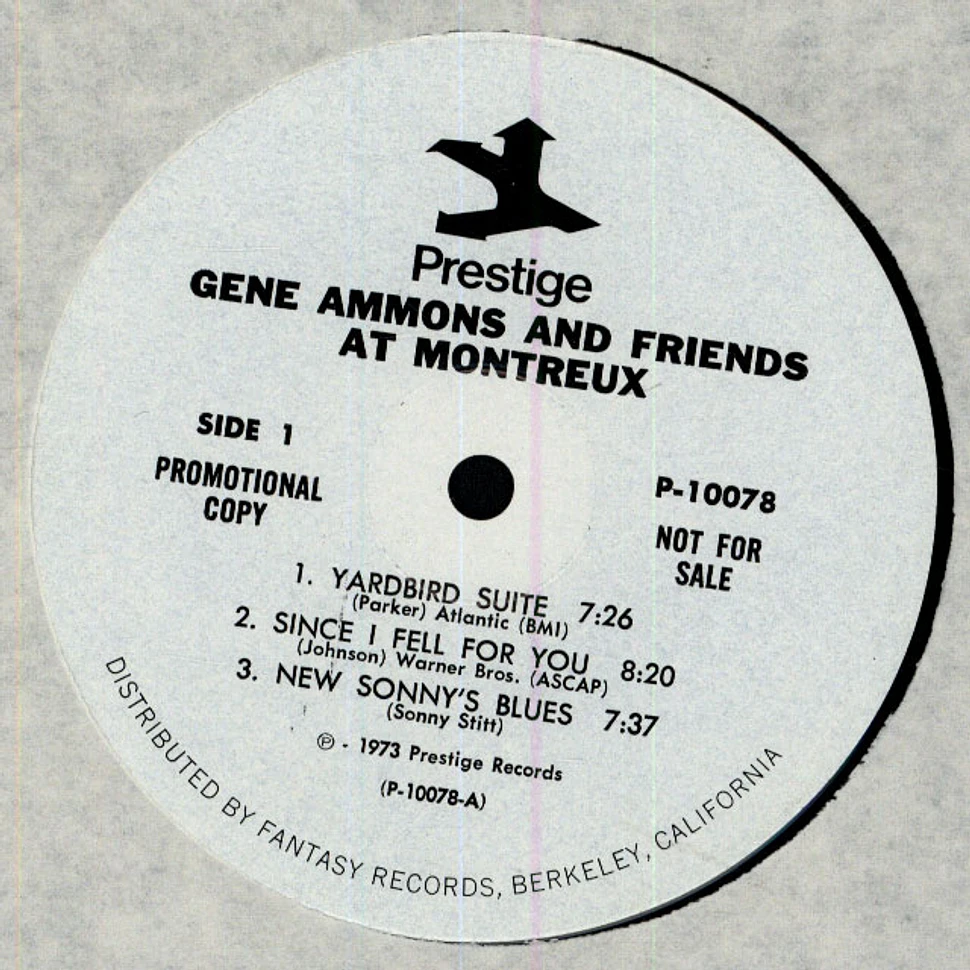 Gene Ammons - Gene Ammons And Friends At Montreux