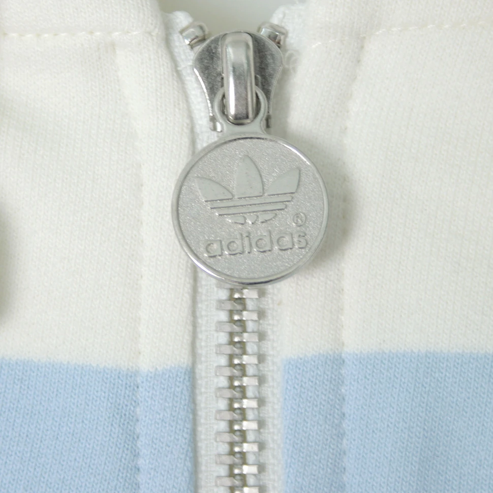 adidas - L-Hoodie stripe zip-up hoodie