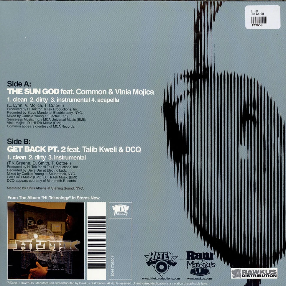 Hi-Tek - The Sun God / Get Back Pt. 2