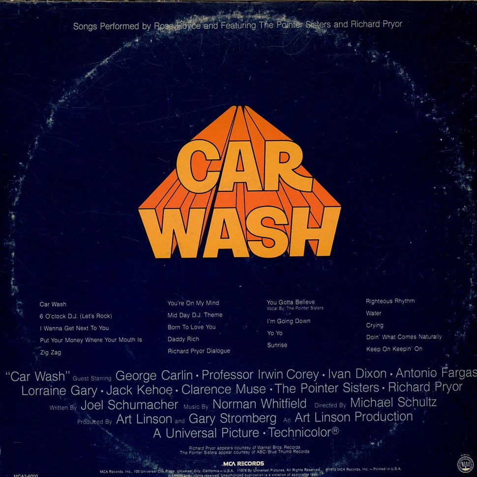 Norman Whitfield - Car Wash (Original Motion Picture Soundtrack)