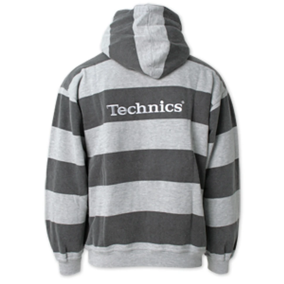 DMC & Technics - Vintage striped zip-up hoodie