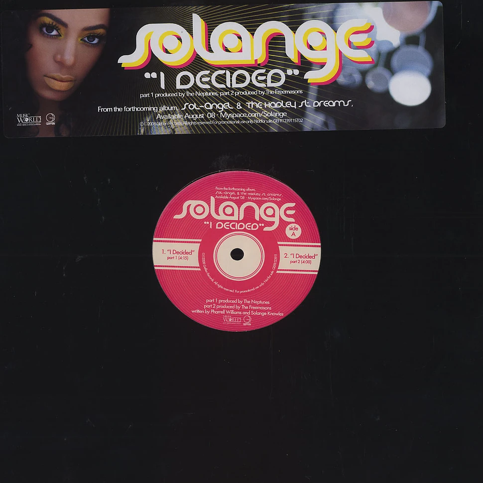 Solange - I decided