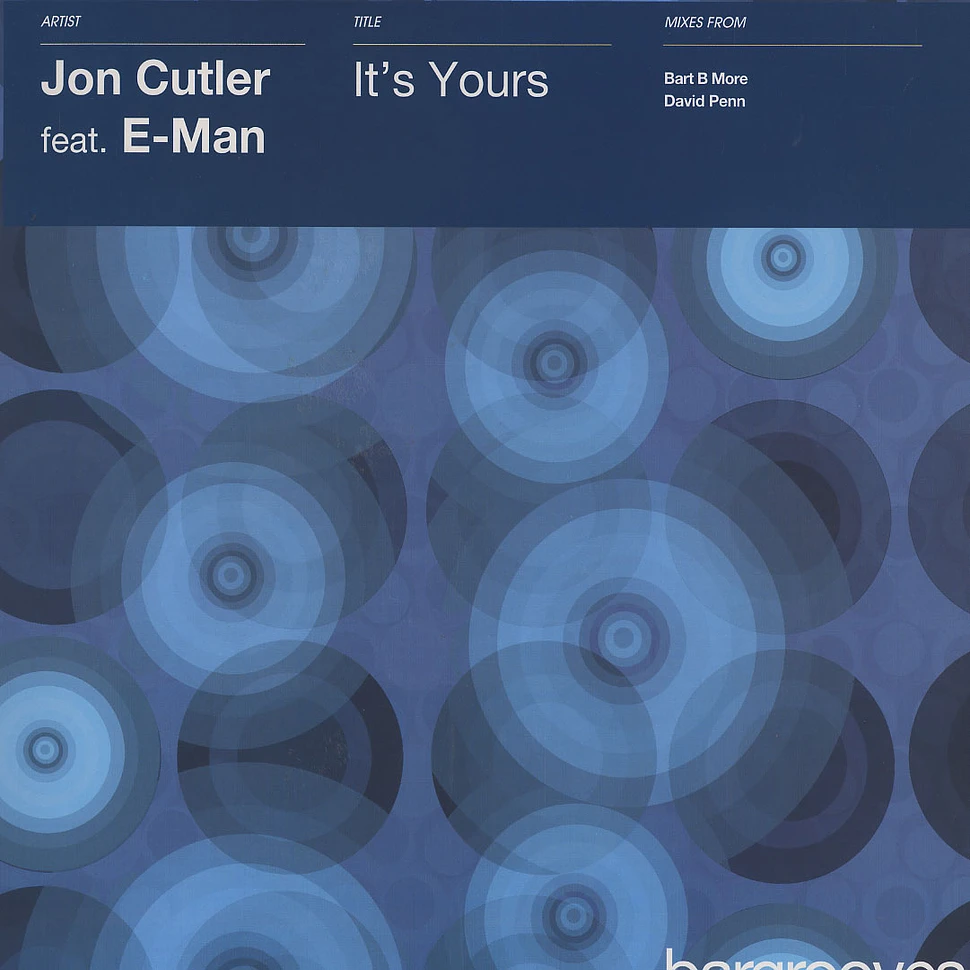 Jon Cutler - It's yours feat. E-Man