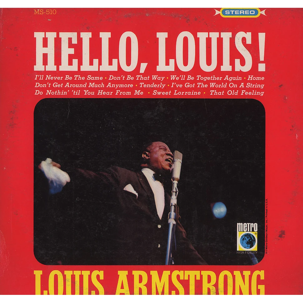 Louis Armstrong - Hello, Louis