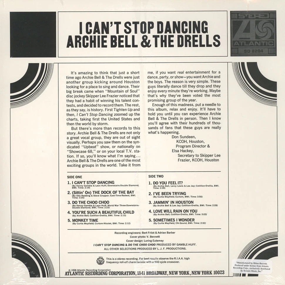 Archie Bell & The Drells - I can't stop dancing