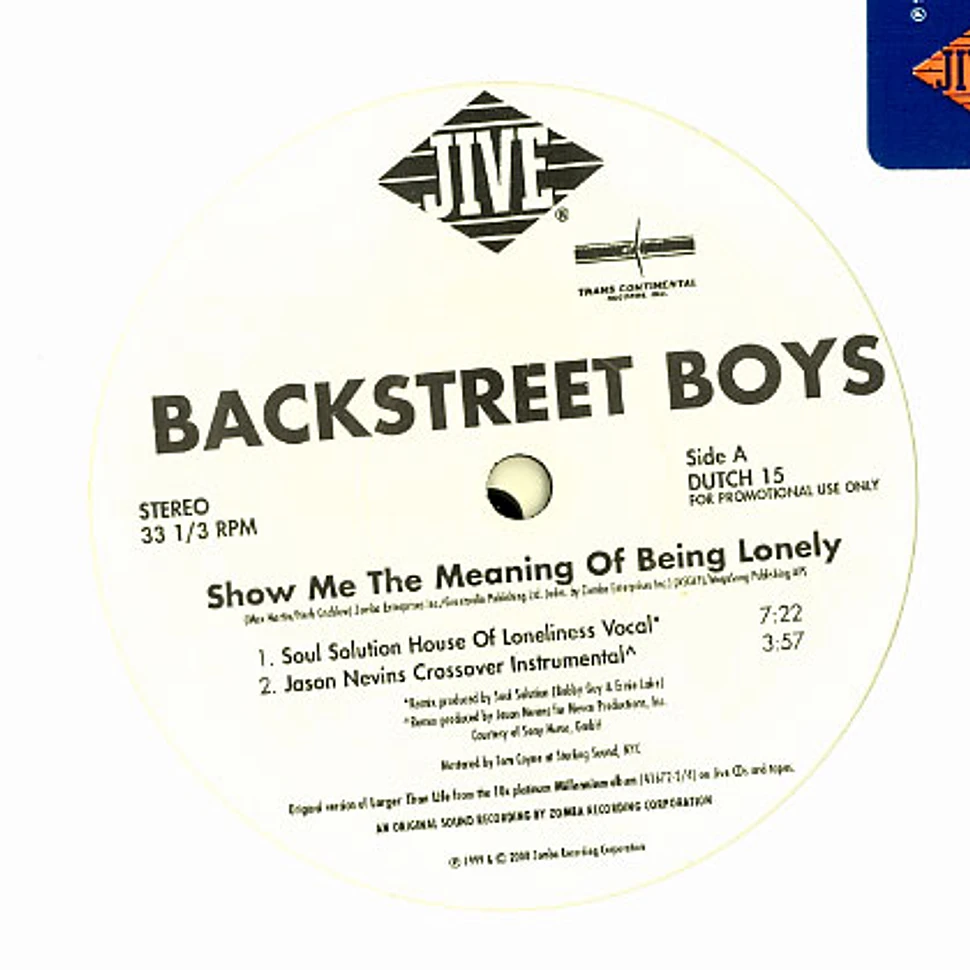 Backstreet Boys - Show me the meaning of beeing lonely