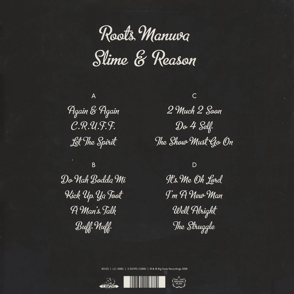Roots Manuva - Slime & reason