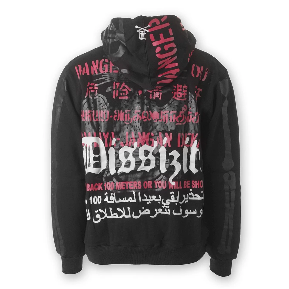 Dissizit! - Danger zip-hoodie