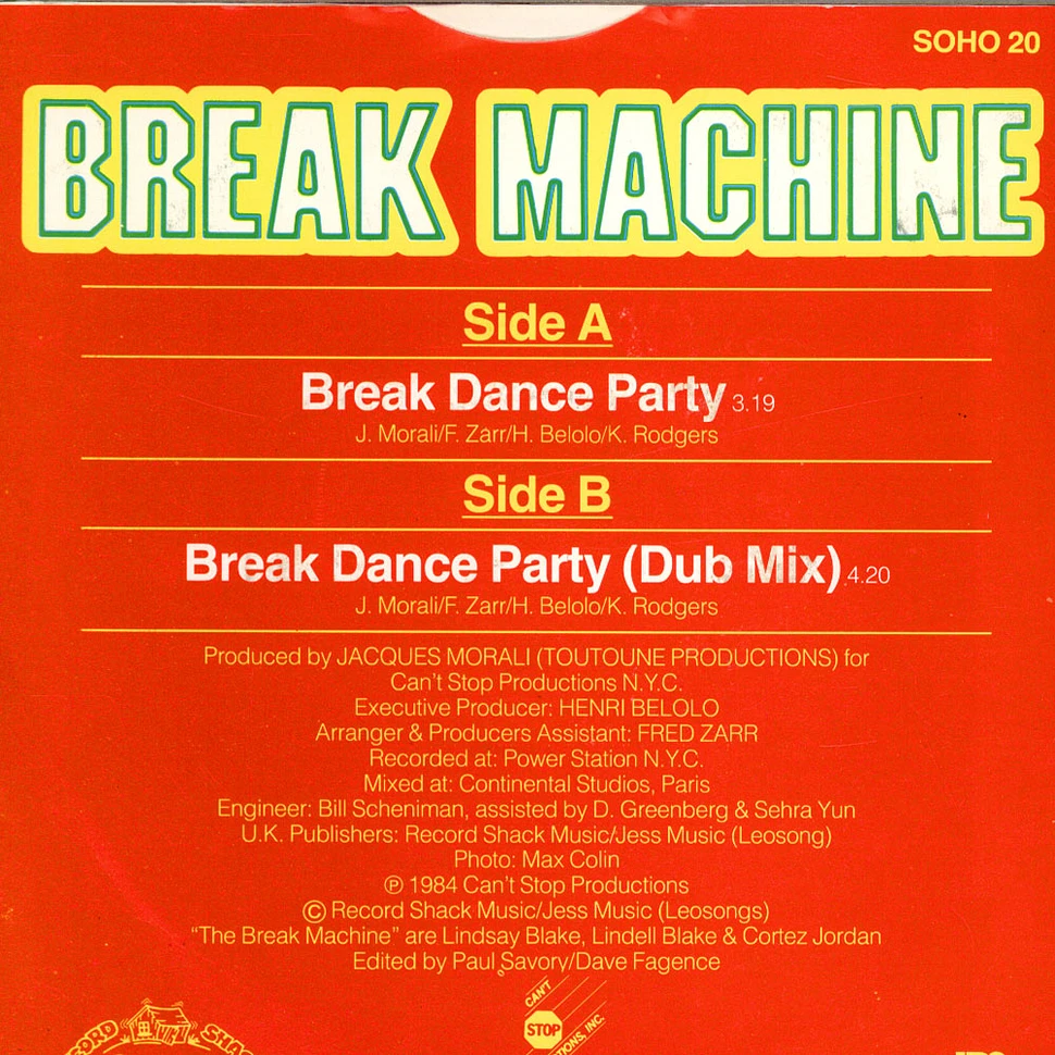 Break Machine - Break Dance Party