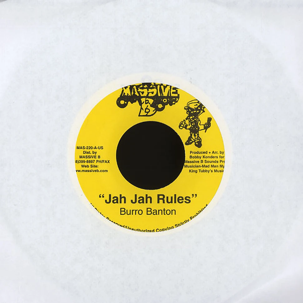 Burro Banton - Jah jah rules