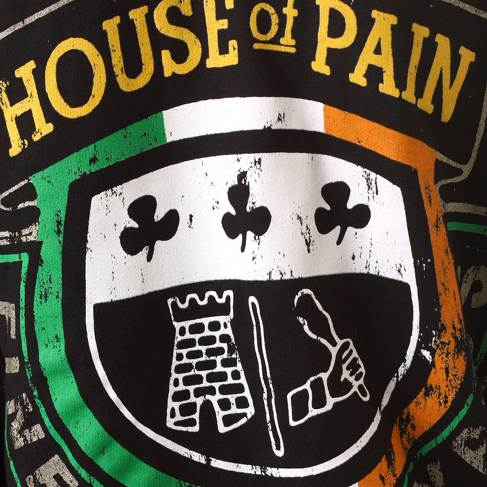 House Of Pain - Crest distress zip-up hoodie