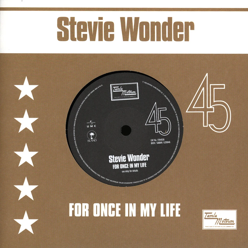 Stevie Wonder - For once in my life