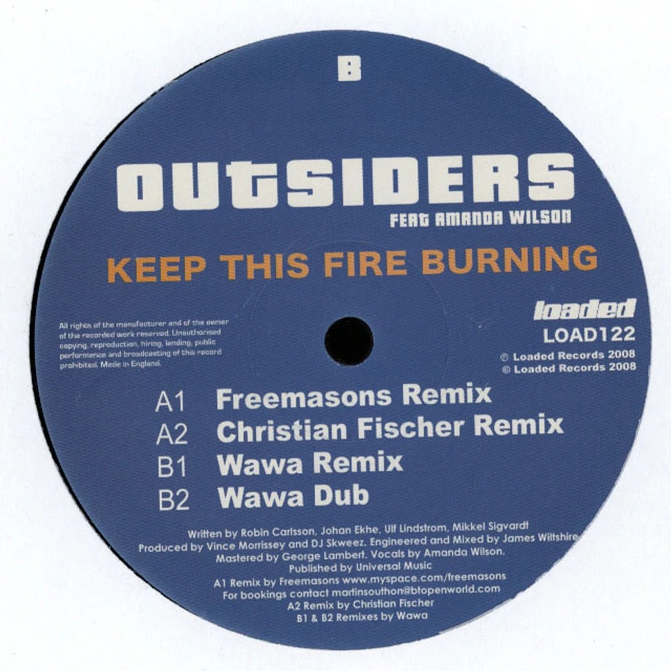 Outsiders - Keep this fire burning feat. Amanda Wilson
