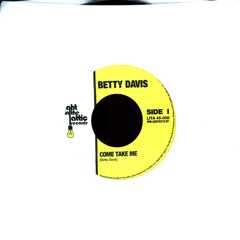 Betty Davis - Come take me