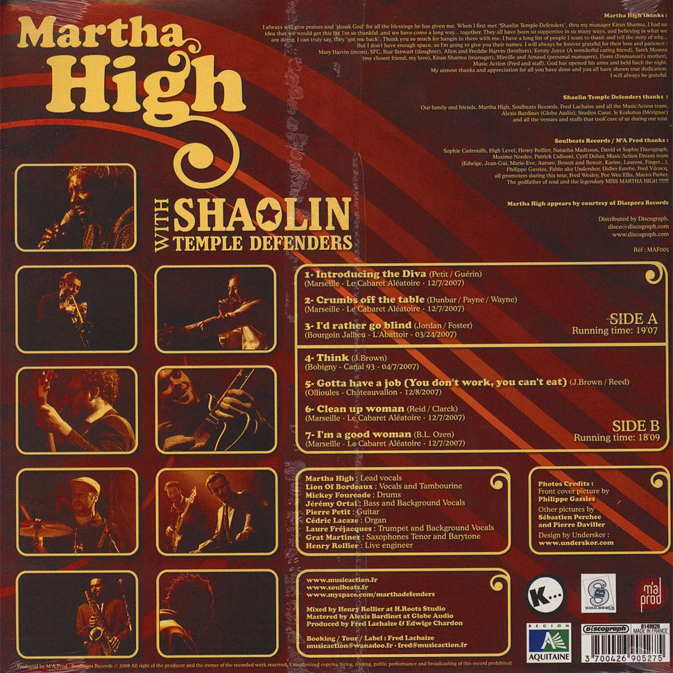 Martha High with Shaolin Temple Defenders - W.O.M.A.N