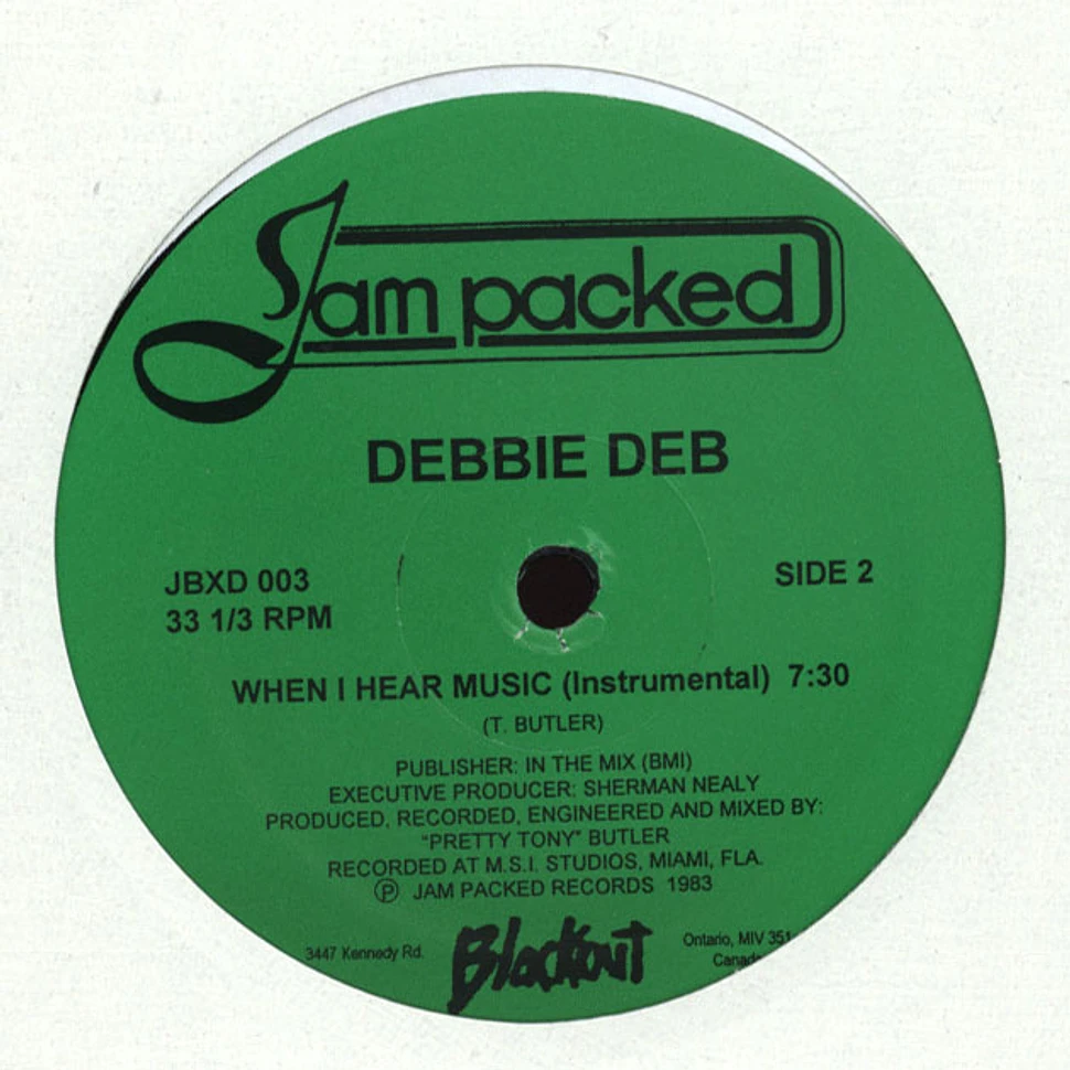 Debbie Deb - When I hear music