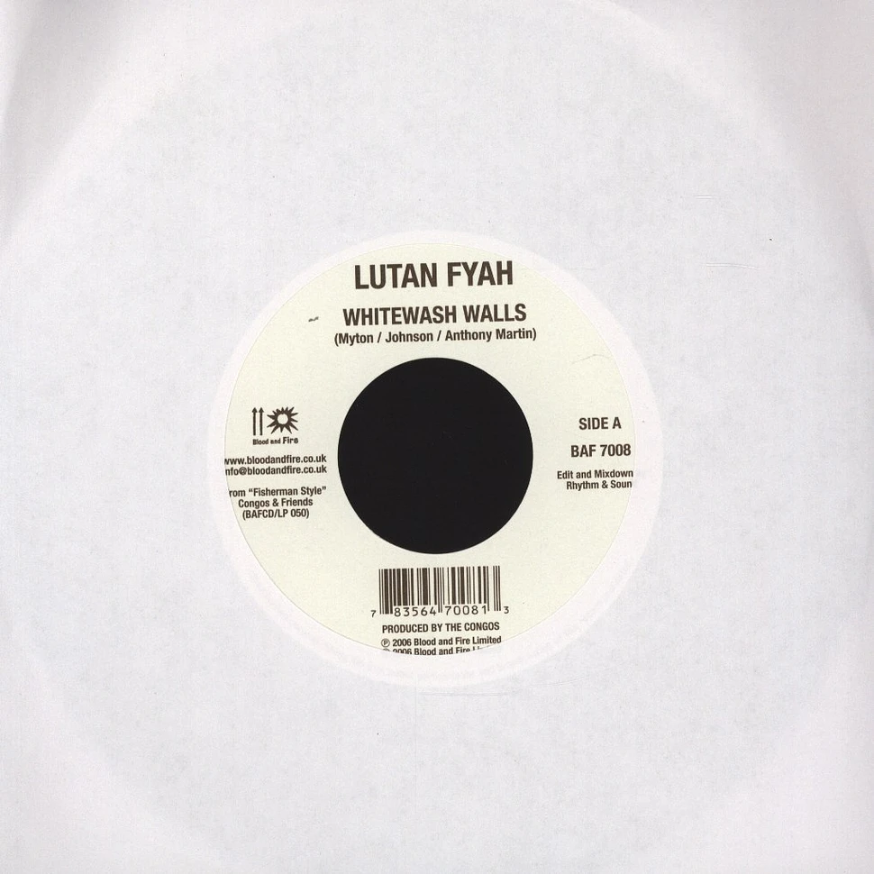 Lutan Fyah / Country Culture - Whitewash Walls / Make Poverty History