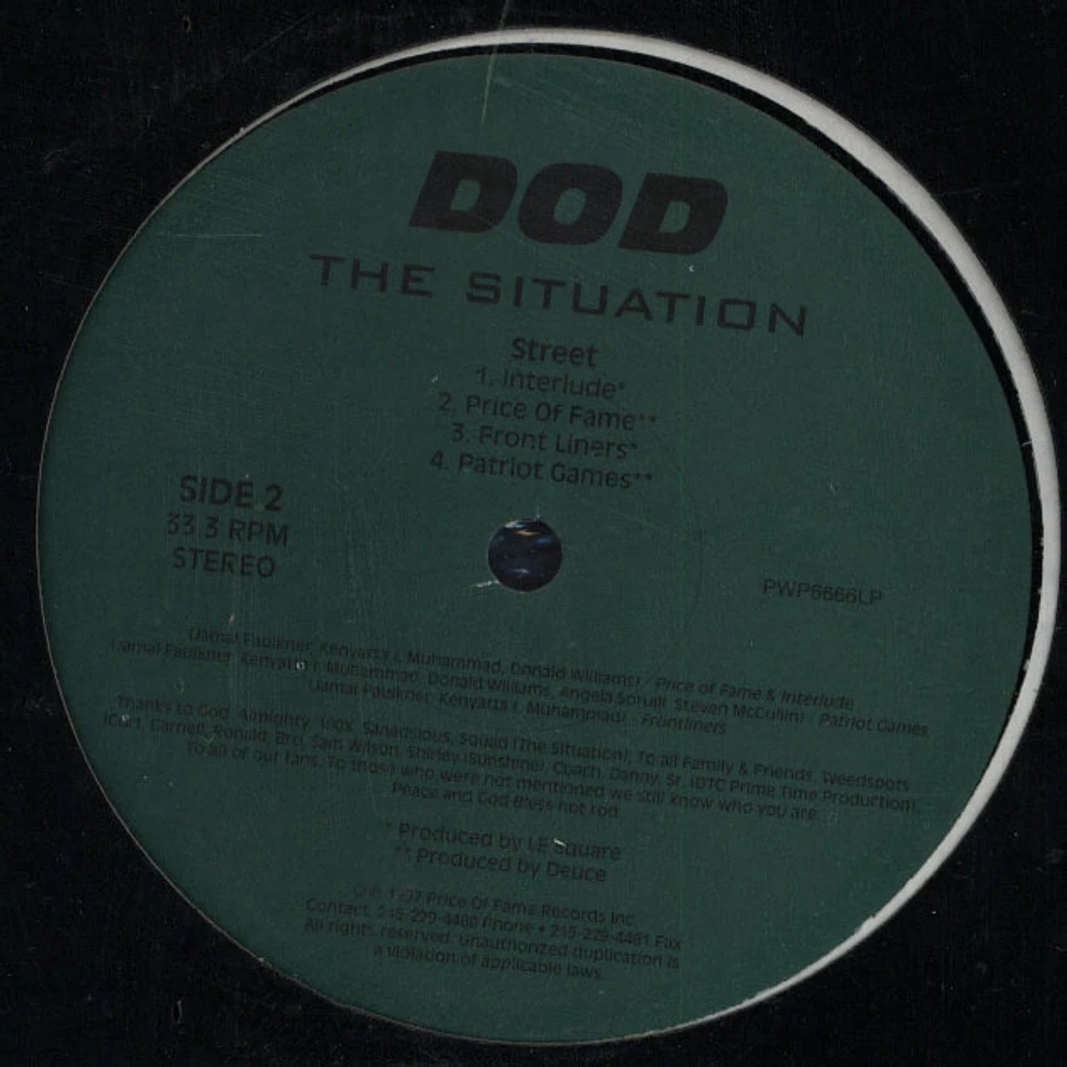 DOD - The Situation