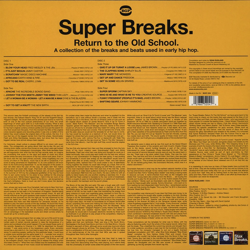 V.A. - Super Breaks - Return To The Old School