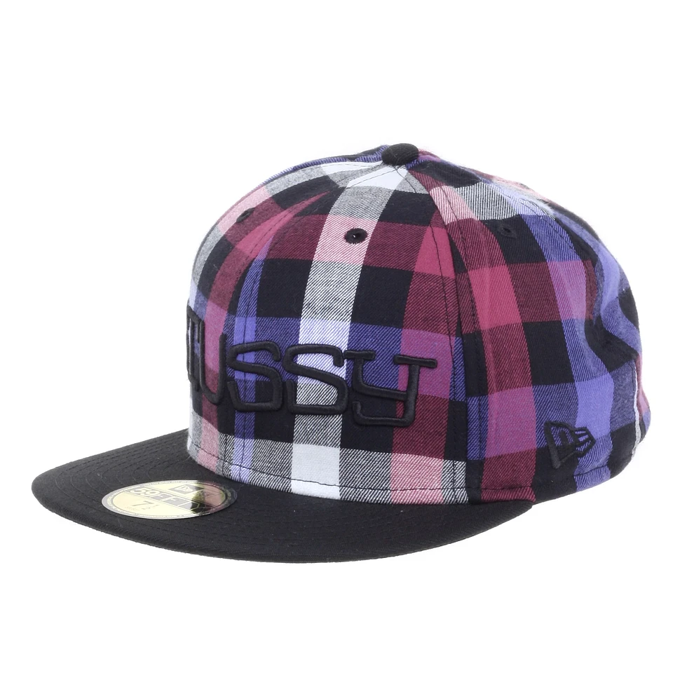 Stüssy - Black Plaid New Era Ballcap