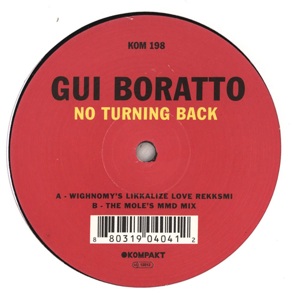 Gui Boratto - No Turning Back