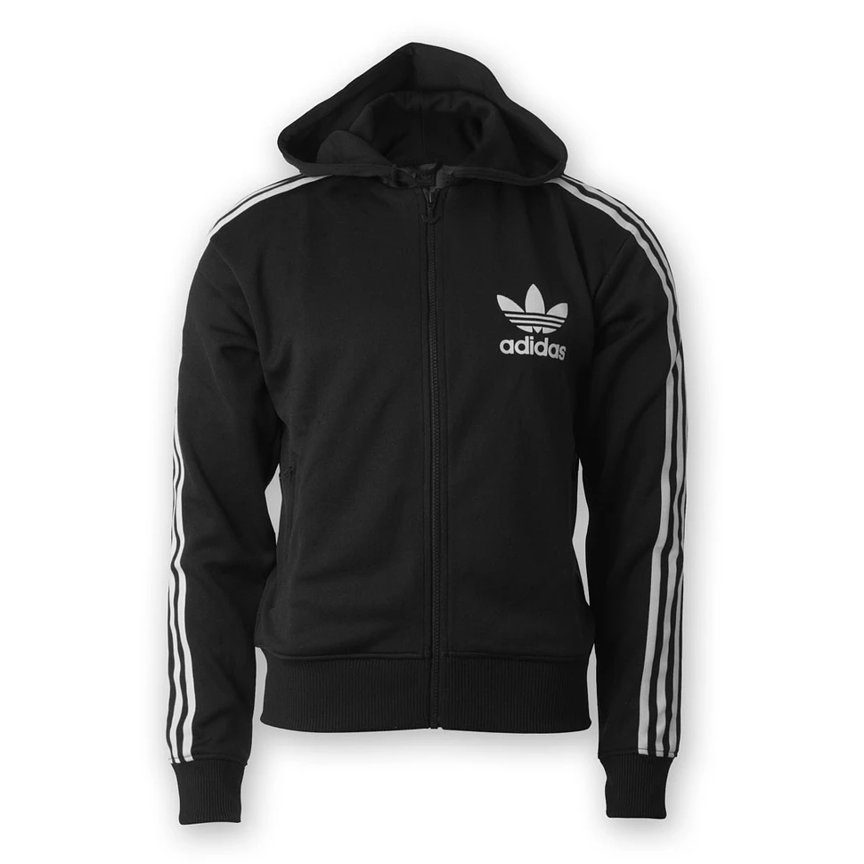 adidas - Hooded Flock Logo Track Top