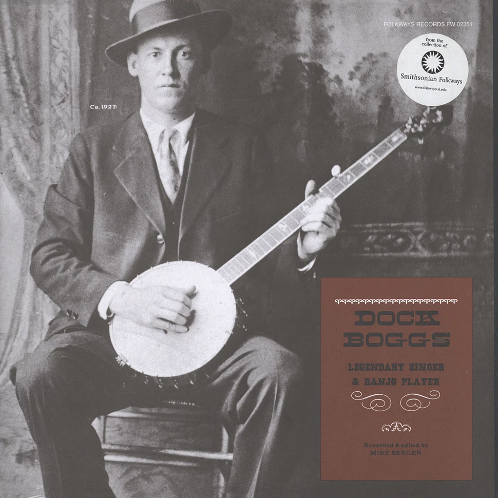 Dock Boggs - Legendary Singer And Banjo Player