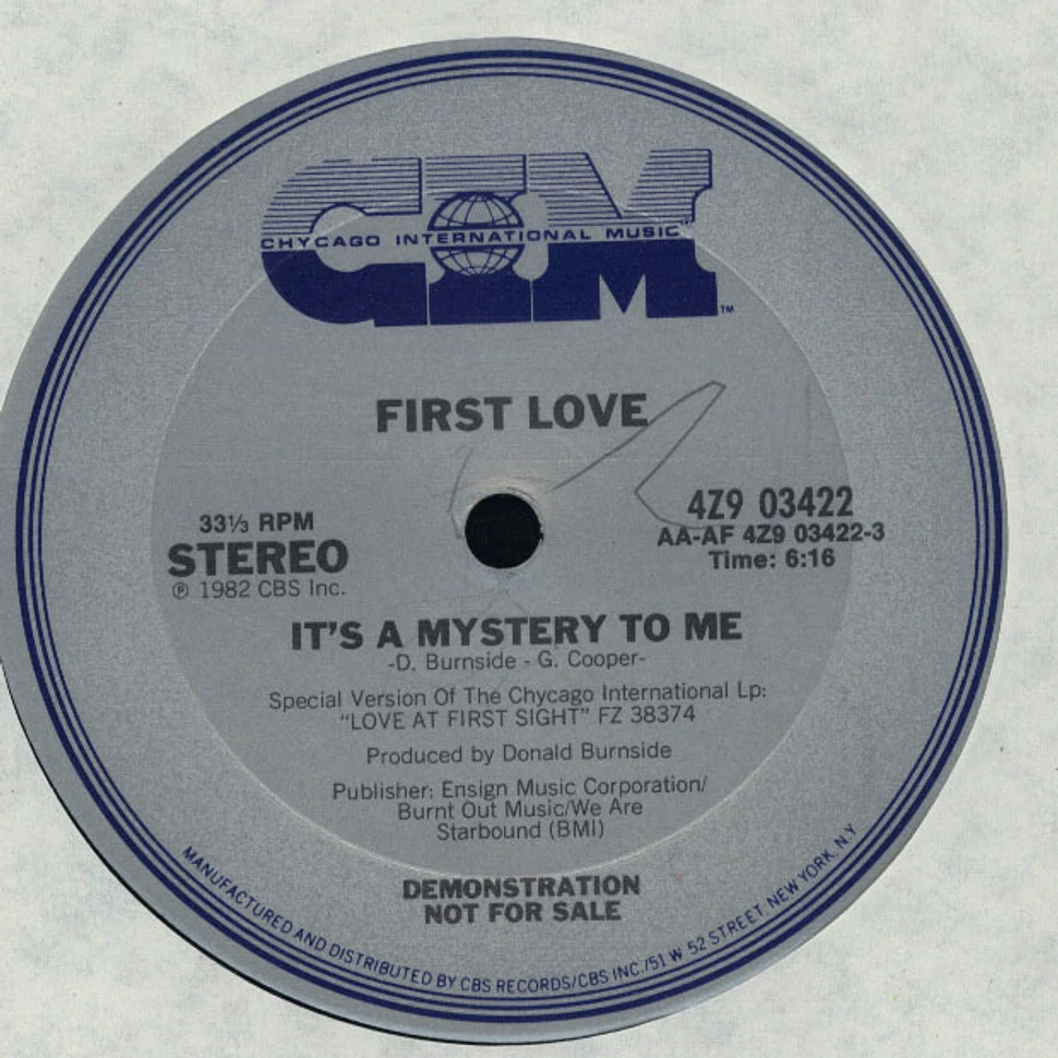 First Love - It's A Mystery To Me