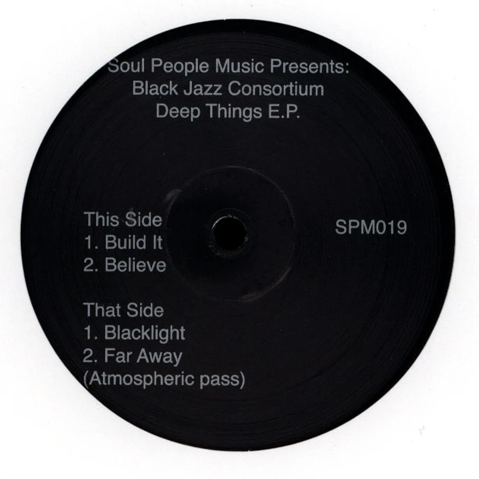 Black Jazz Consortium - Deep Things EP