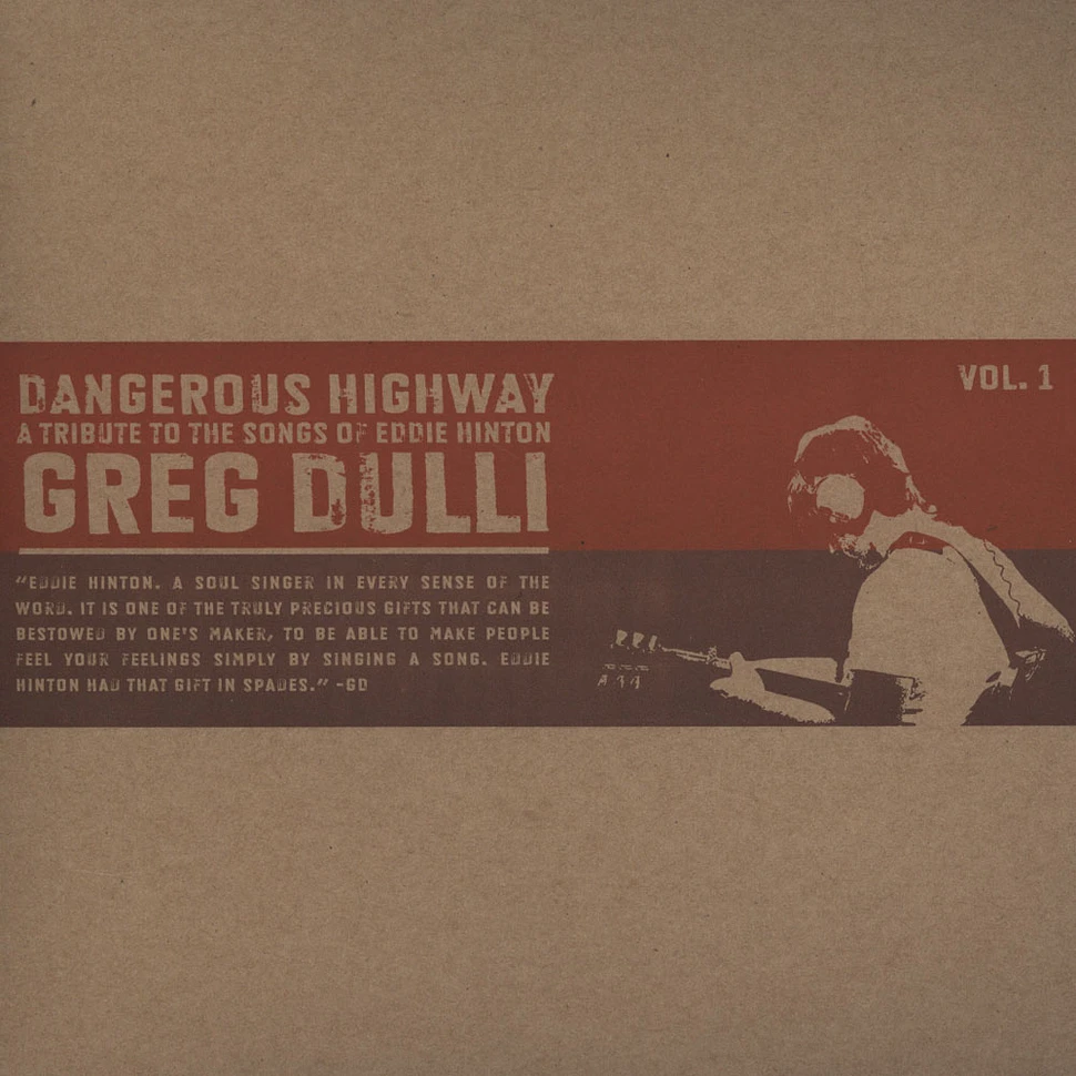 Greg Dulli - Dangerous Highway: A Tribute To The Songs Of Eddie Hinton