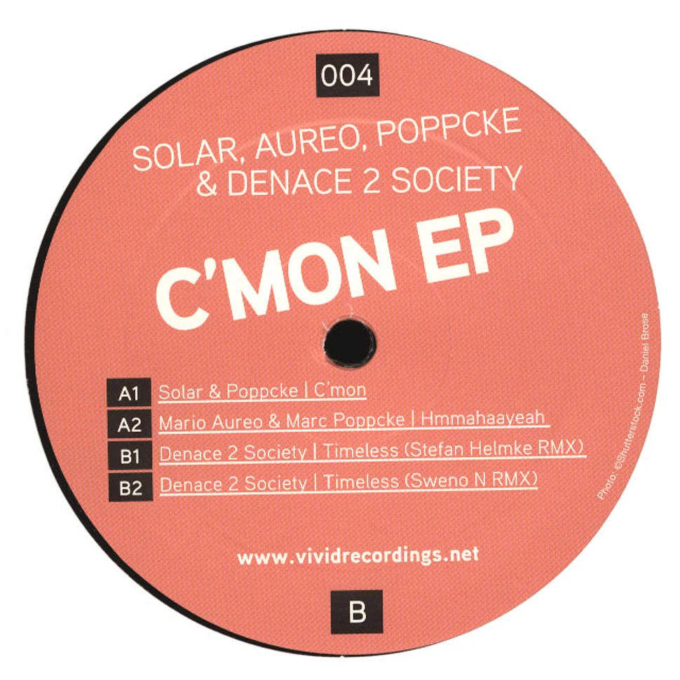 Solar, Aureo, Poppcke & Denace 2 Society - C'Mon EP
