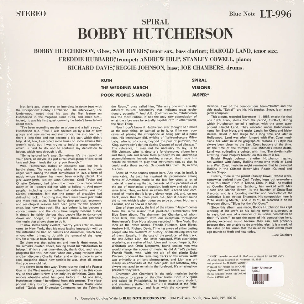 Bobby Hutcherson - Spiral