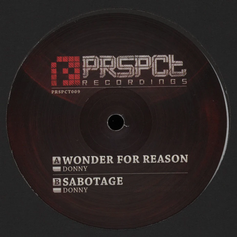 Donny - Wonder For Reason / Sabotage