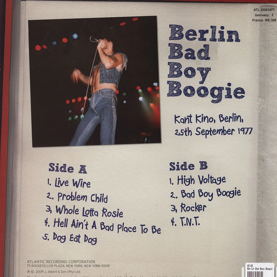 AC/DC - Berlin Bad Boys Boogie