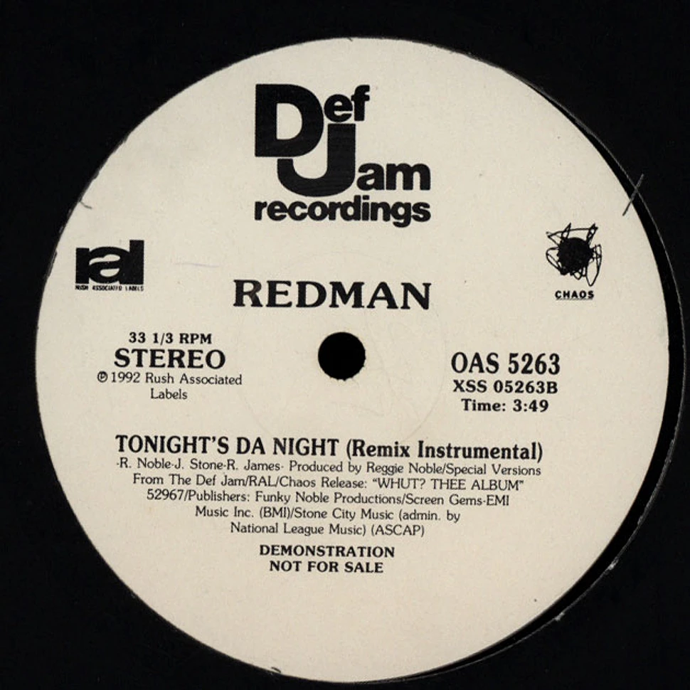 Redman - Tonight's da night (Remix)