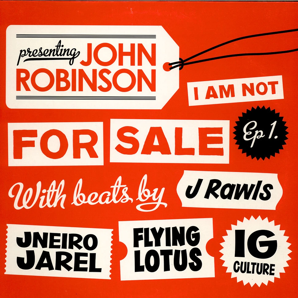 John Robinson - I Am Not For Sale EP 1.