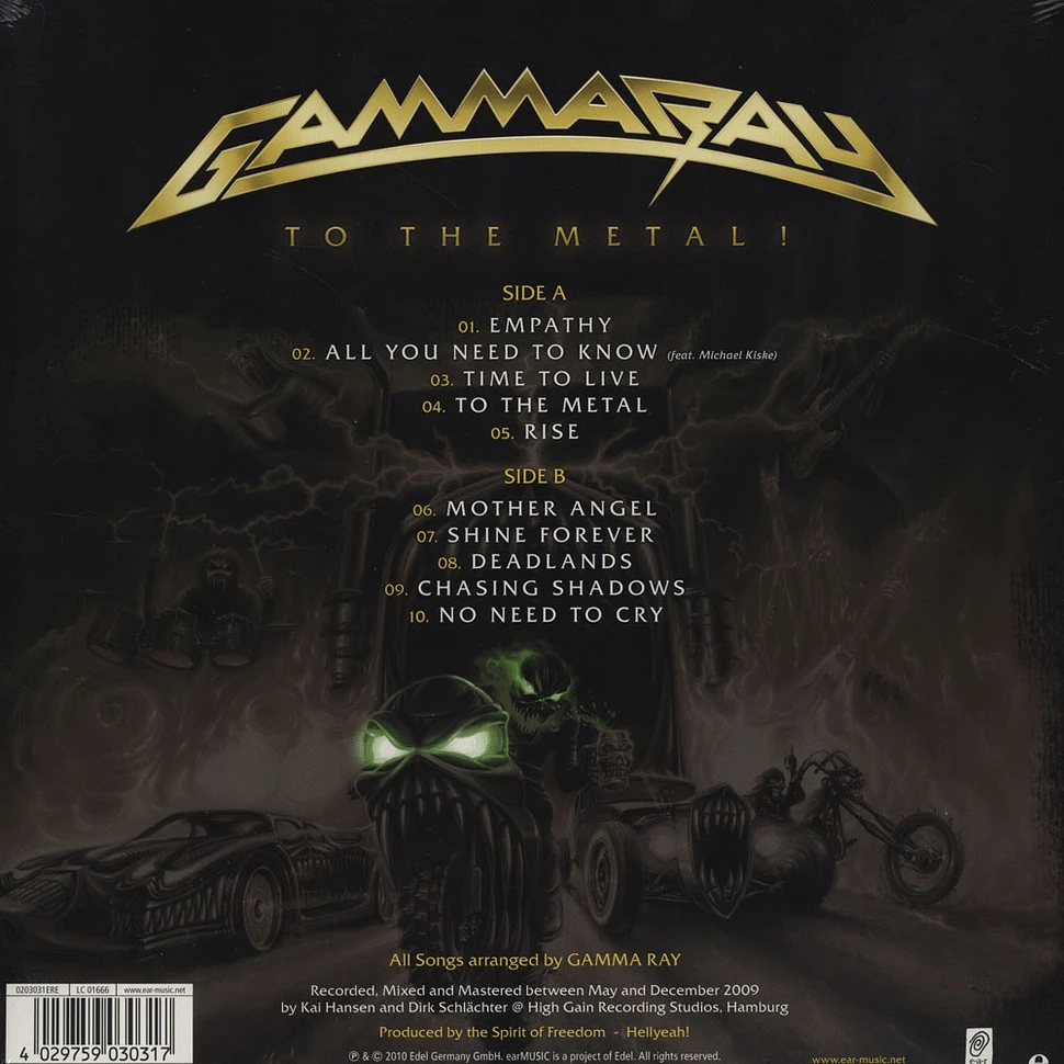 Gamma Ray - To The Metal